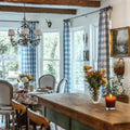 Celia Striped Plaid Curtain?-TWOPAGES