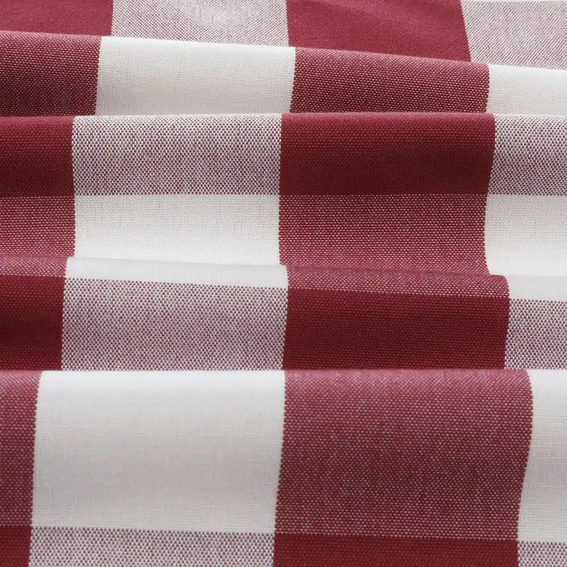 Celia Striped Plaid Curtain-?-TWOPAGES