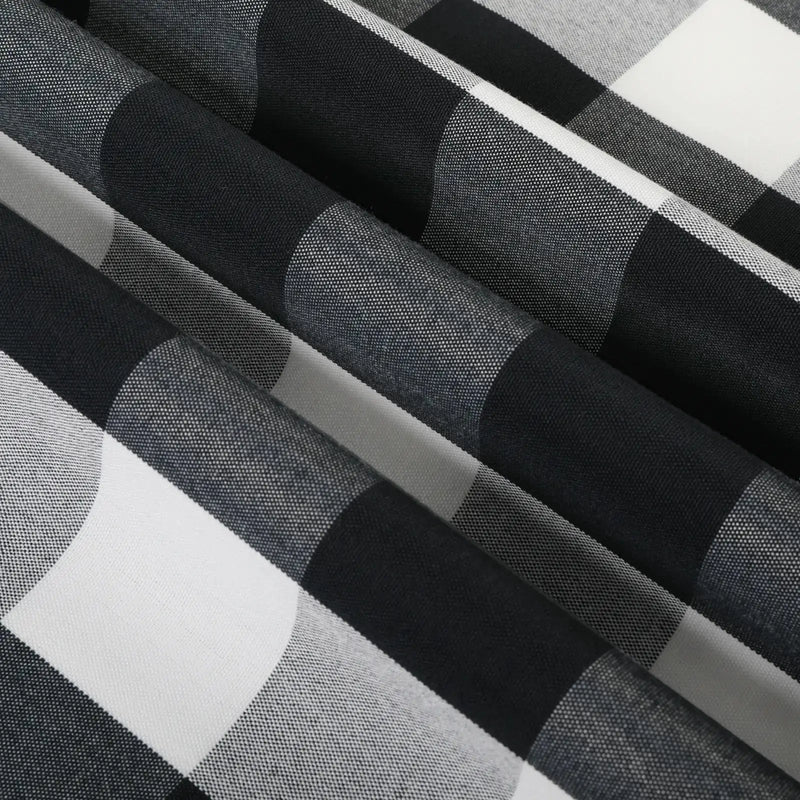 Celia Striped Plaid Curtain-?-TWOPAGES