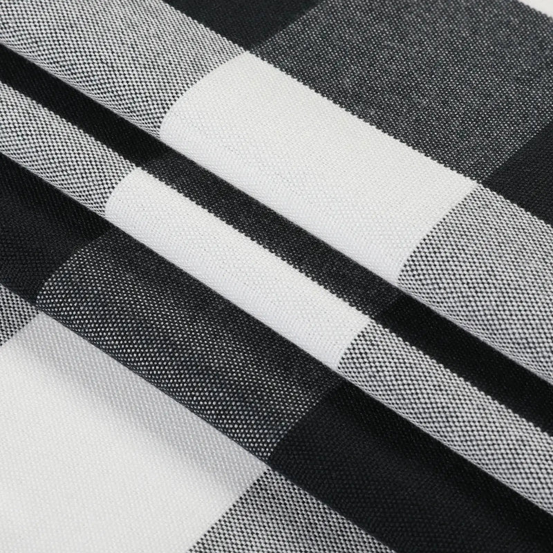 Celia Striped Plaid Curtain-?-TWOPAGES