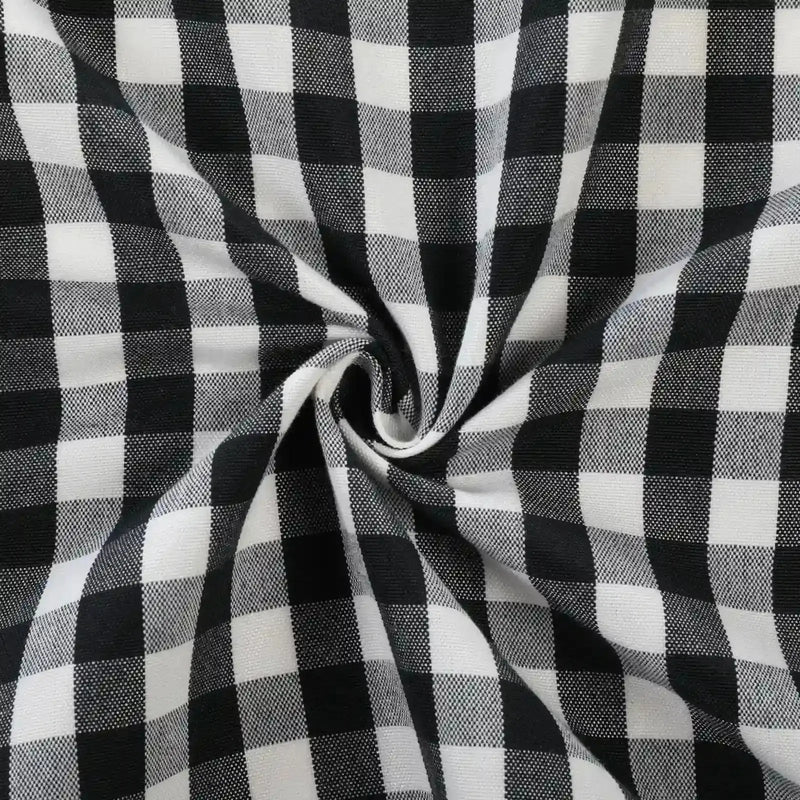 Celia Striped Plaid Cafe Curtain?-TWOPAGES