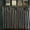 Celia Striped Plaid Cafe Curtain?-TWOPAGES