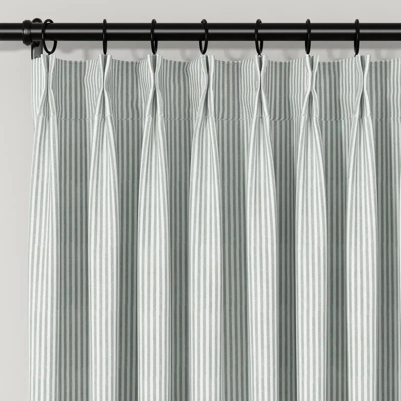 Celia Striped Plaid Curtain?-TWOPAGES