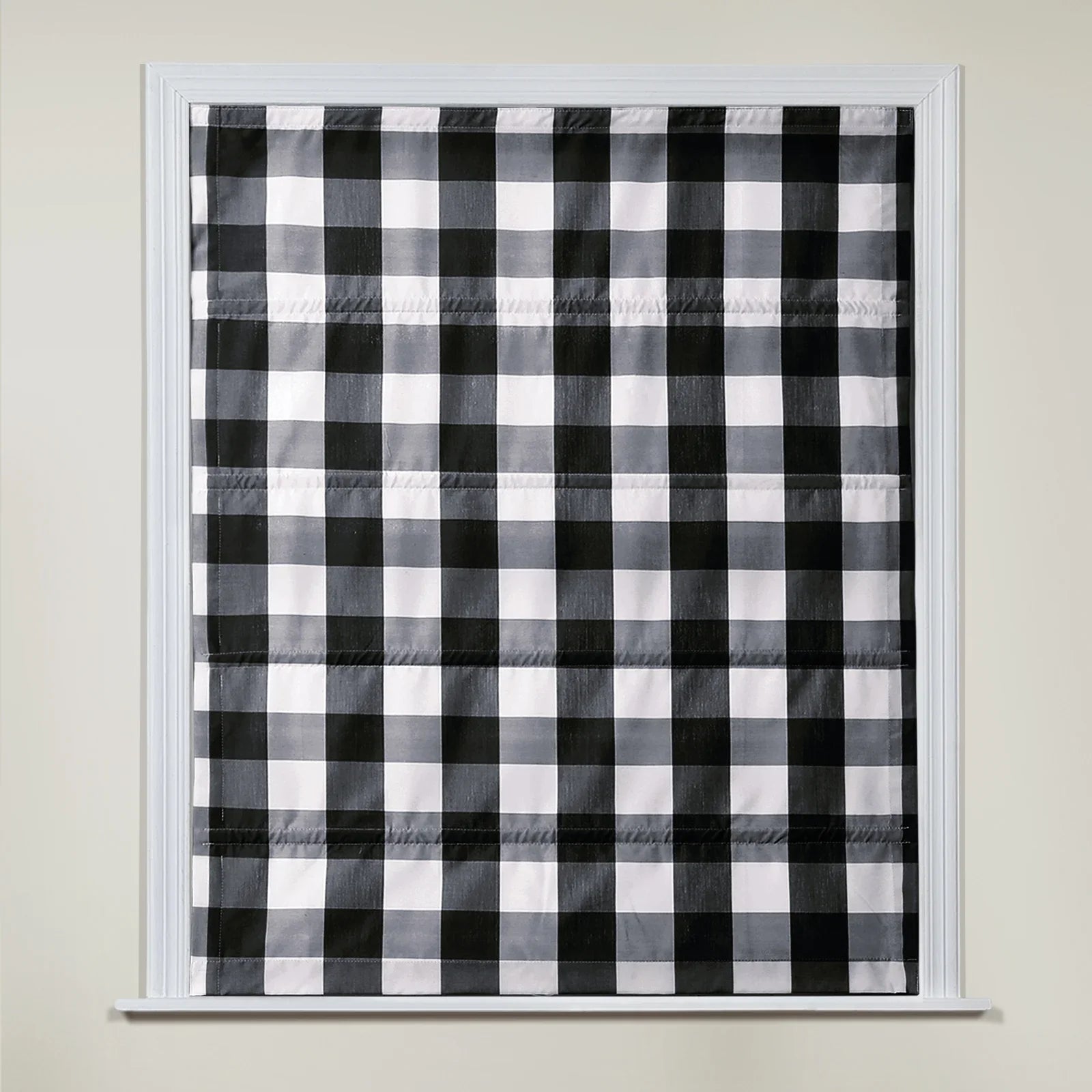 Celia Polyester Roman Shade Cordless TWOPAGES