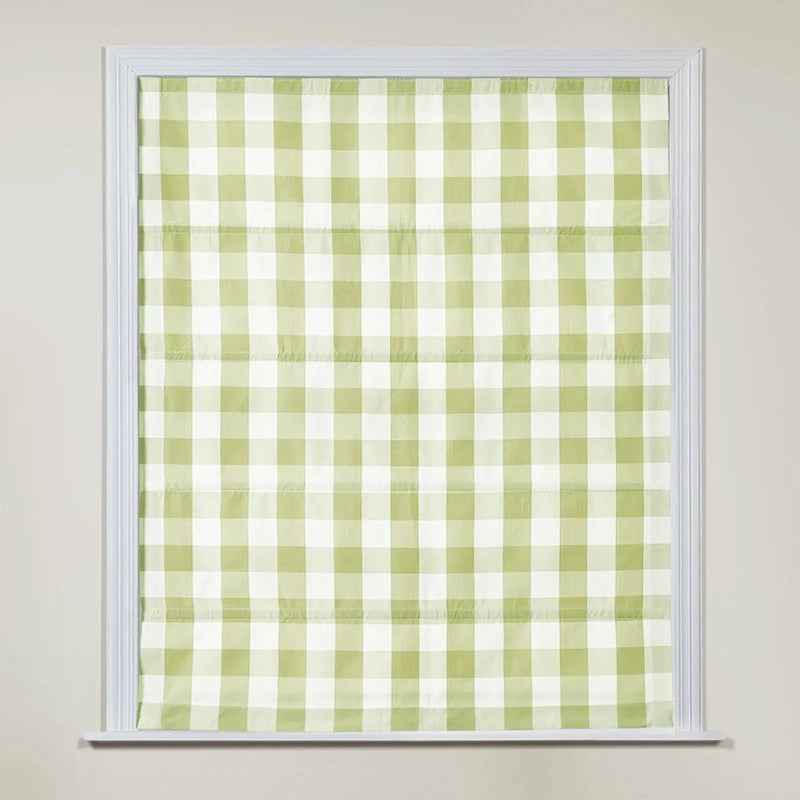 Celia Polyester Roman Shade Cord Lift TWOPAGES