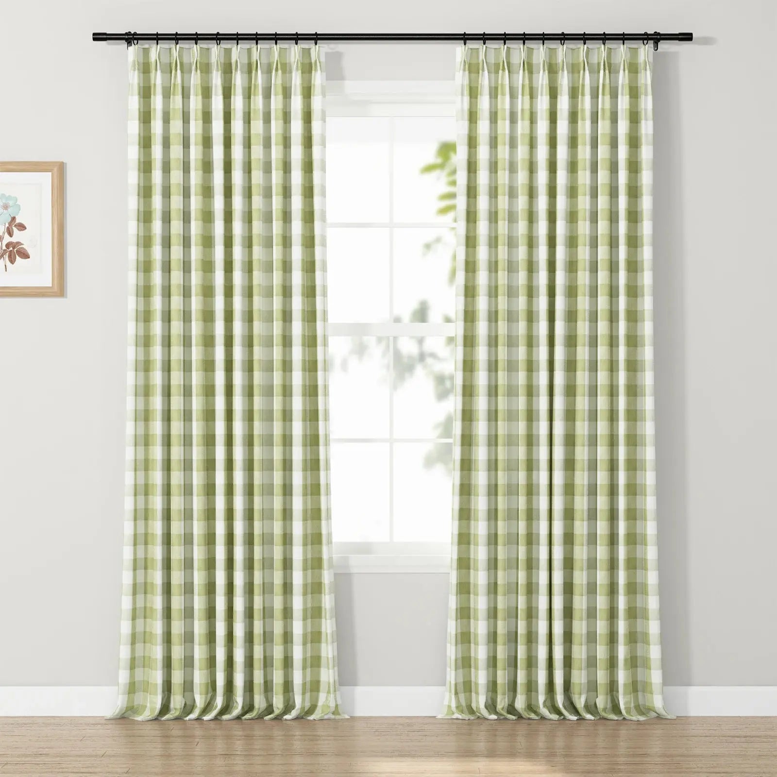 Celia Striped Plaid Curtain?-TWOPAGES