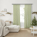 Celia Striped Plaid Curtain-?-TWOPAGES
