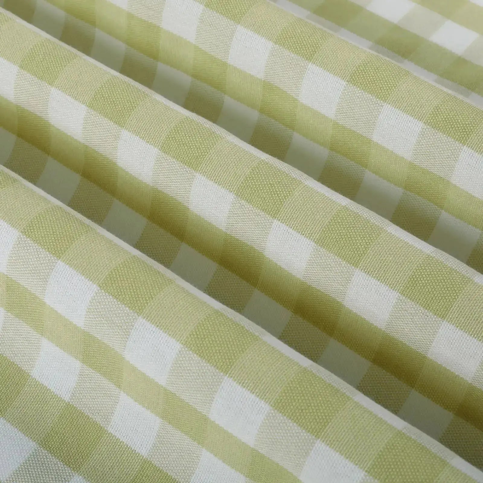 Celia Striped Plaid Cafe Curtain?-TWOPAGES