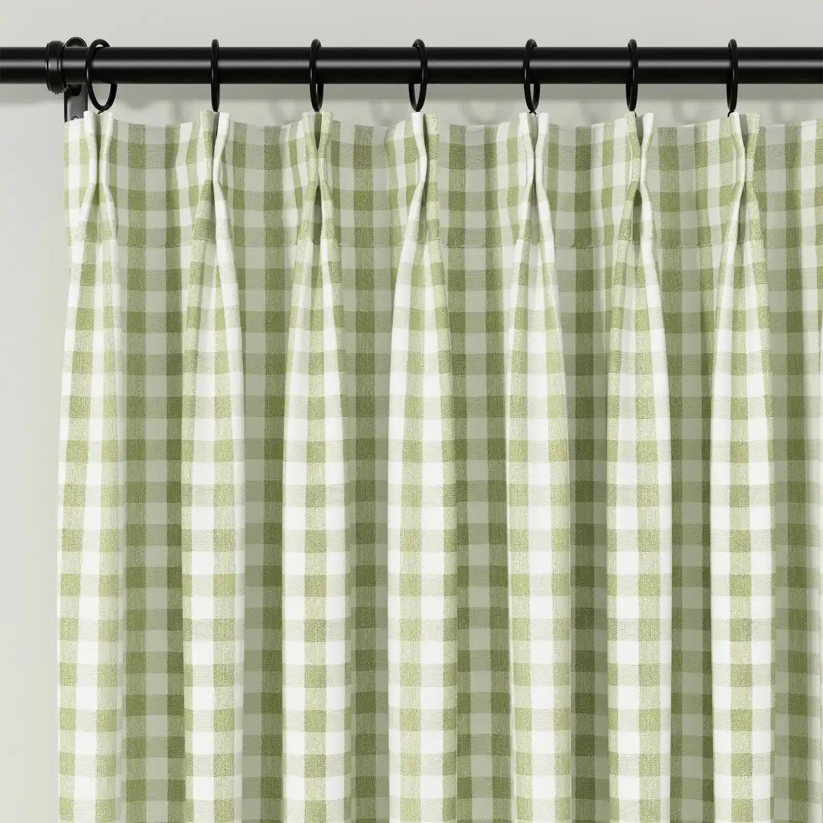 Celia Striped Plaid Curtain?-TWOPAGES
