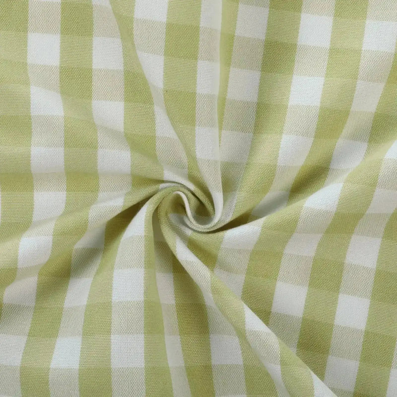 Celia Striped Plaid Cafe Curtain?-TWOPAGES