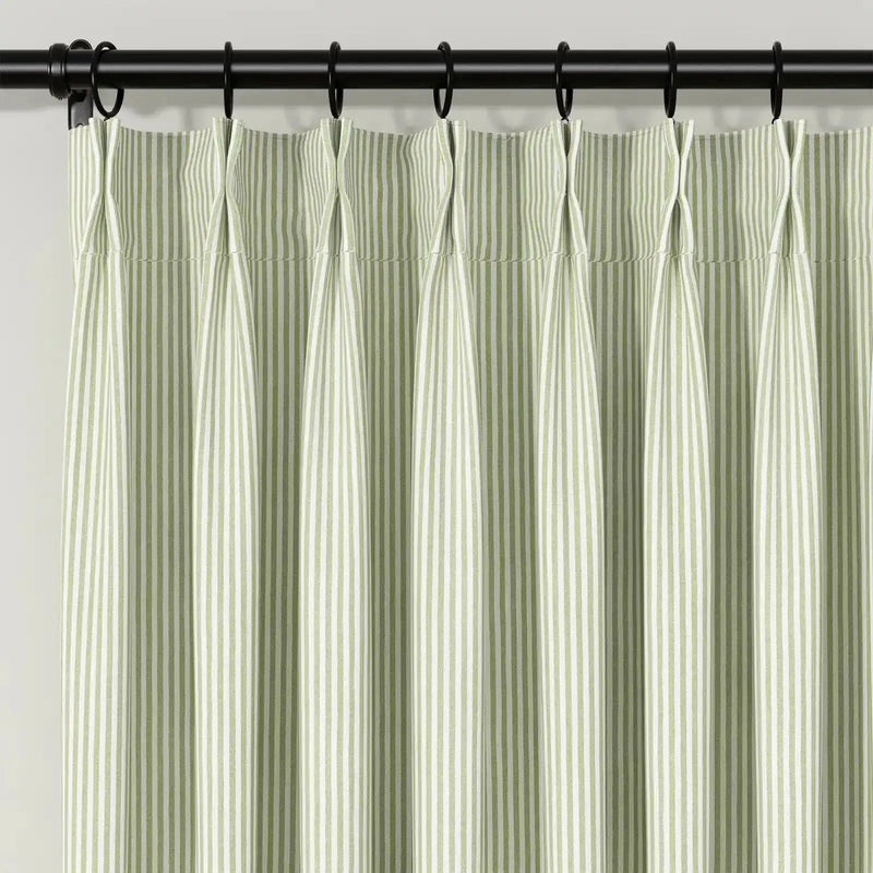 Celia Striped Plaid Curtain?-TWOPAGES