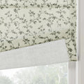 Britt Bengoechea Floral Print Linen Cotton Roman Shade Cordless?-TWOPAGES