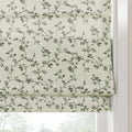Britt Bengoechea Floral Print Linen Cotton Roman Shade Cordless?-TWOPAGES