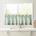 Liz Linen Pleated Cafe Curtains -TWOPAGES