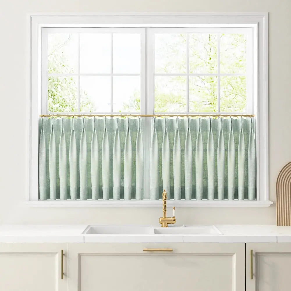 Liz Linen Pleated Cafe Curtains?-TWOPAGES
