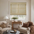 Rae Natural Bamboo Woven Blinds - Series S-?Camel S13-TWOPAGES CURTAINS