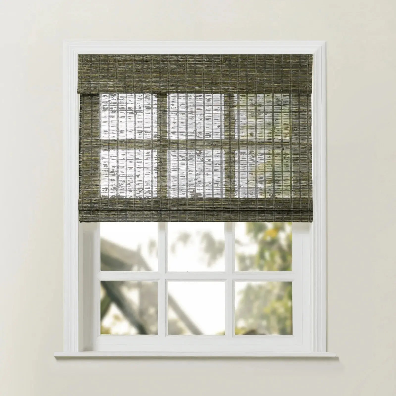Rae Natural Ramie Jute Woven Wood Blinds - Series D-?-TWOPAGES CURTAINS