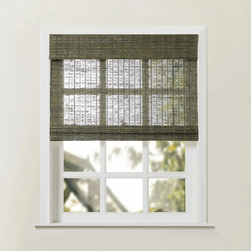 Rae Natural Ramie Jute Woven Wood Blinds - Series D-?-TWOPAGES CURTAINS