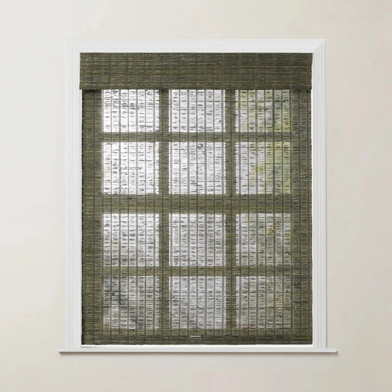 Rae Natural Ramie Jute Woven Wood Blinds - Series D-?-TWOPAGES CURTAINS