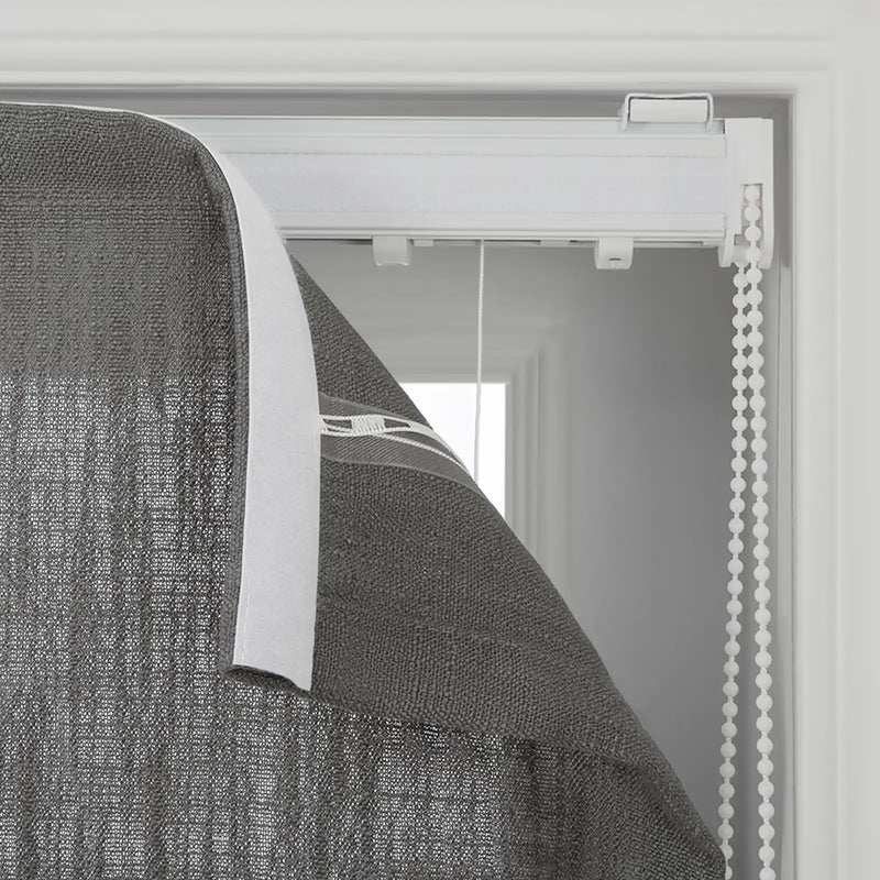 Liz Linen Flat Roman Blind Cord Lift