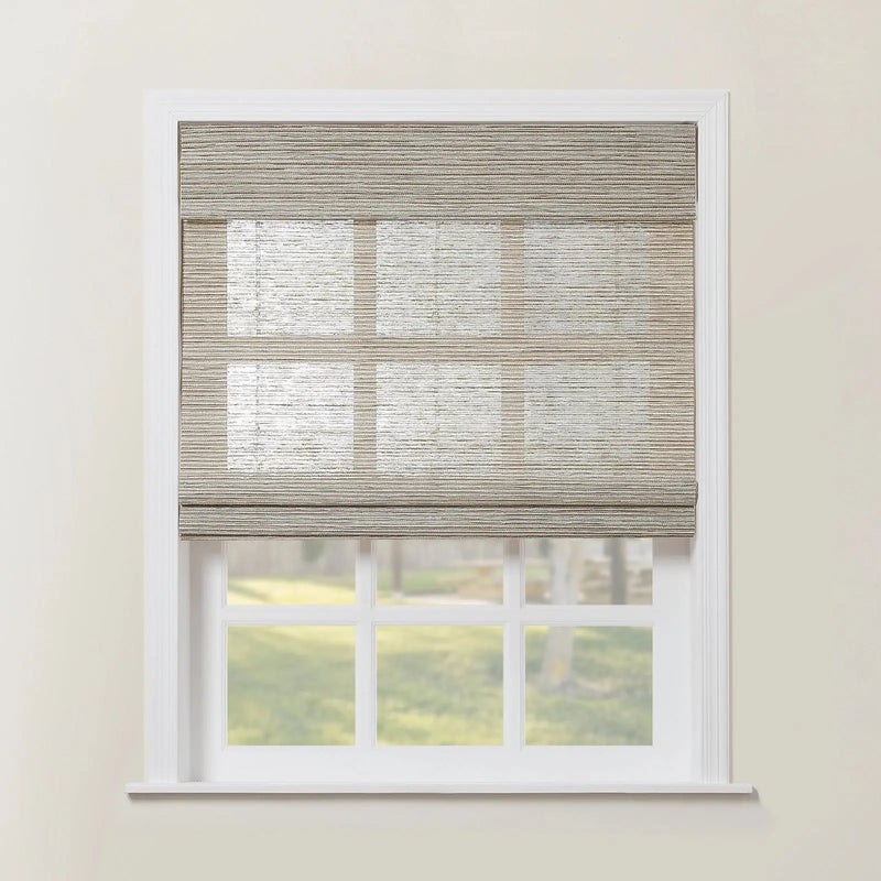 Rae Natural Ramie Flax Woven Wood Blinds - Series C-?-TWOPAGES CURTAINS