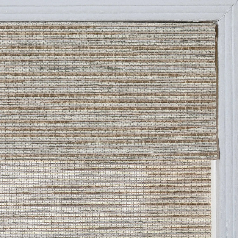 Rae Natural Ramie Flax Woven Wood Blinds - Series C-?-TWOPAGES CURTAINS