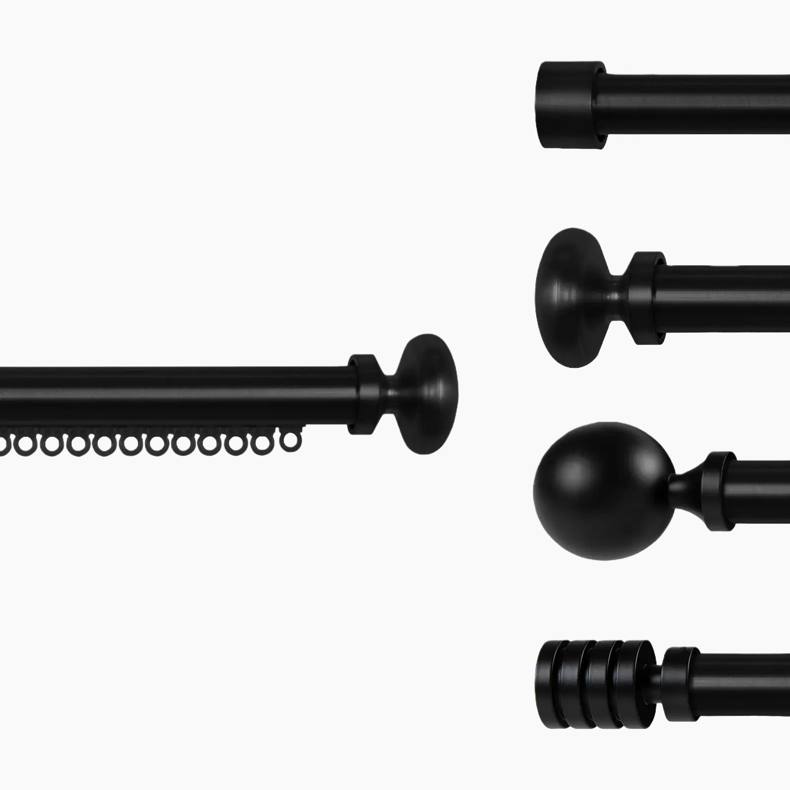 Cato Single Decorative Traverse Curtain Pole