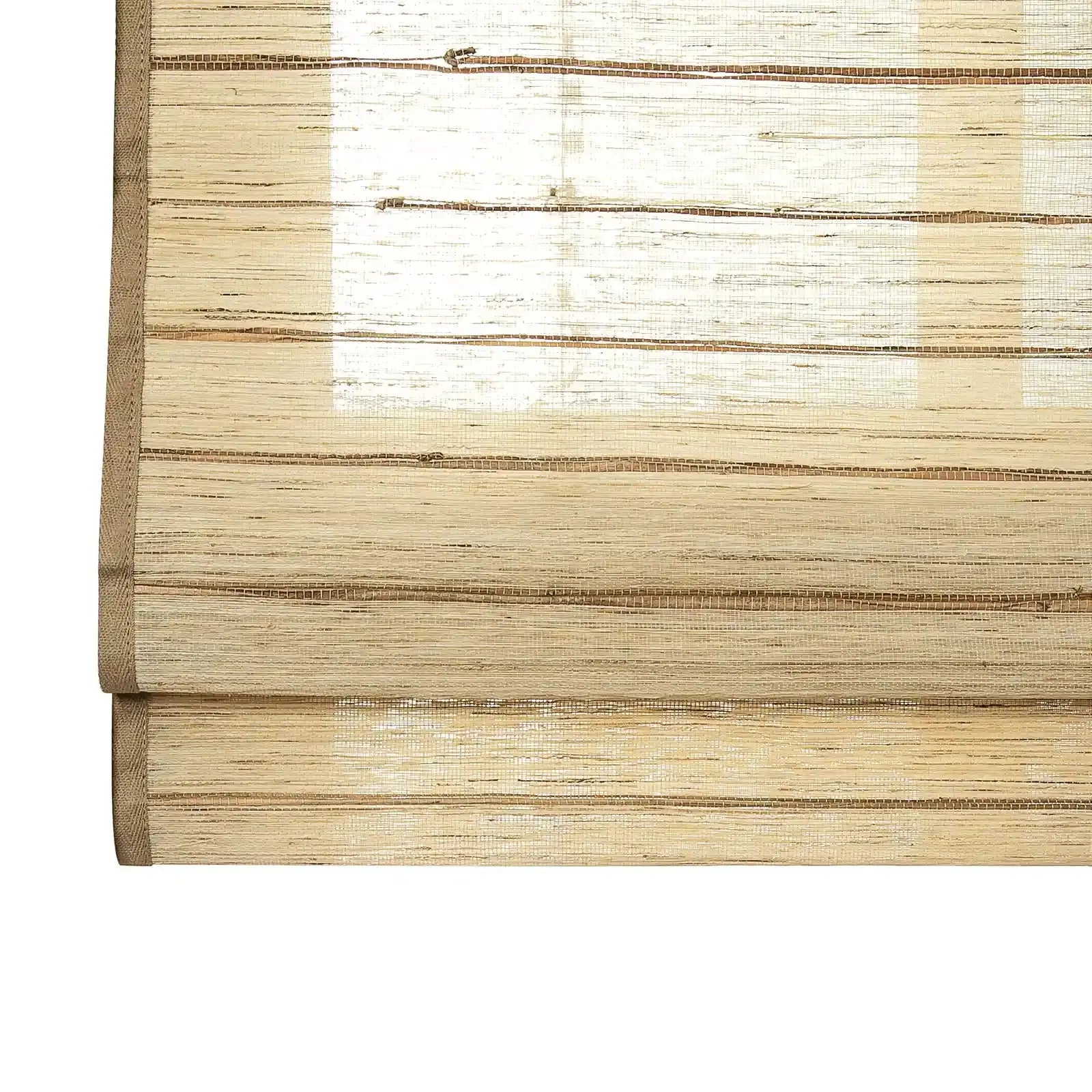 Rae Natural Ramie Jute Woven Wood Blinds - Series M-?-TWOPAGES CURTAINS