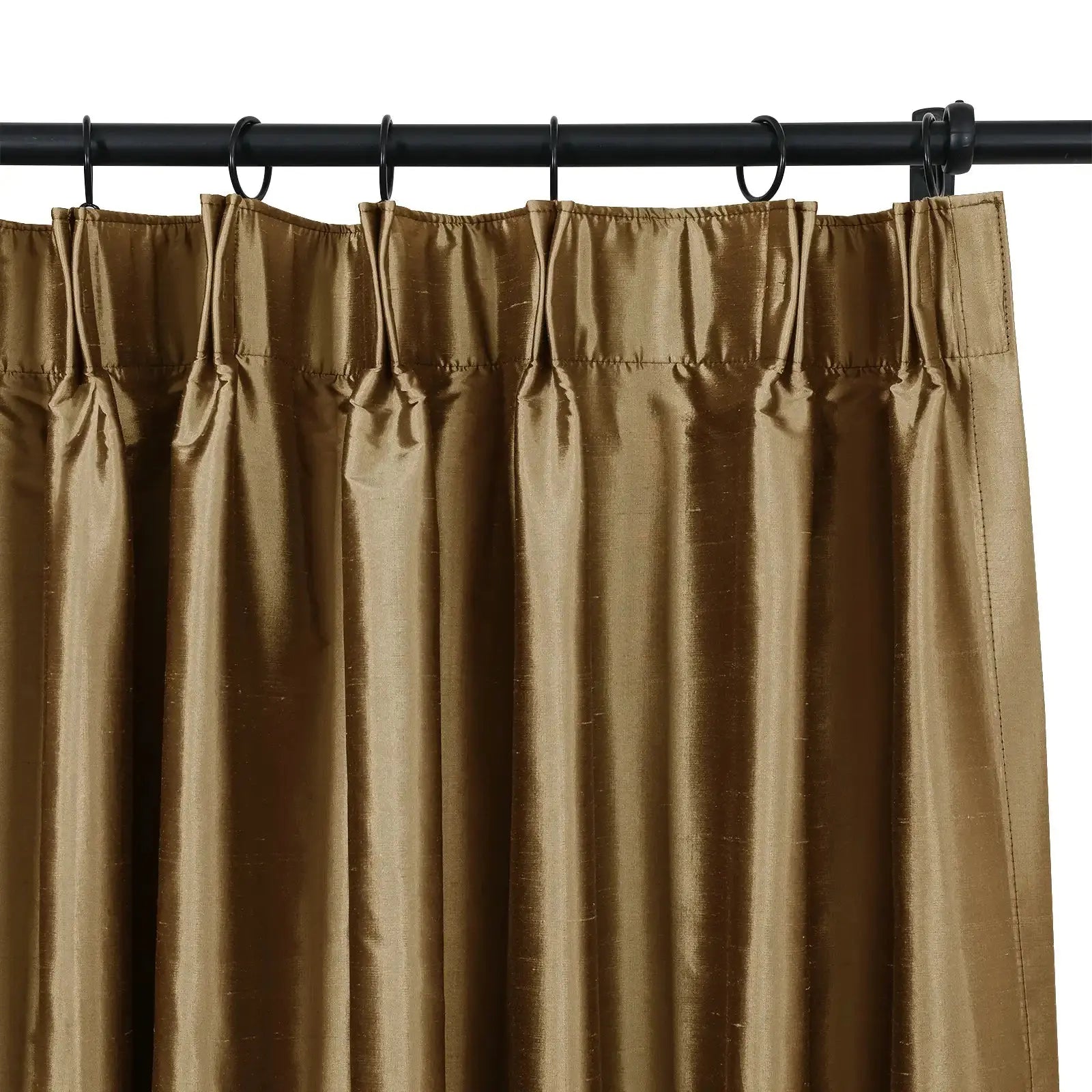 Selman Dupioni Silk Curtain Pleated?-TWOPAGES