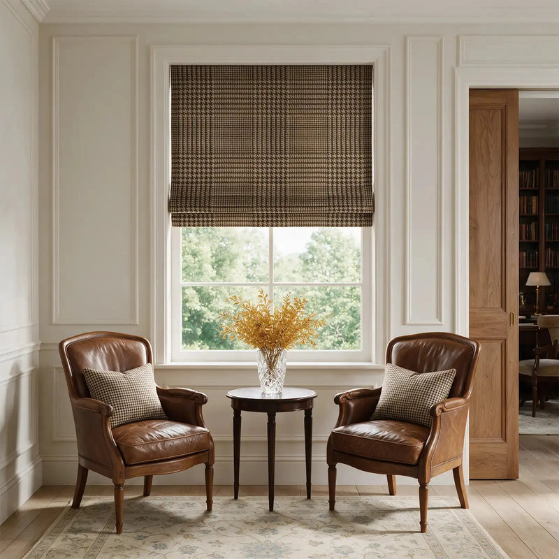 Sara Le x TWOPAGES Printed Linen Roman Blind Cordless