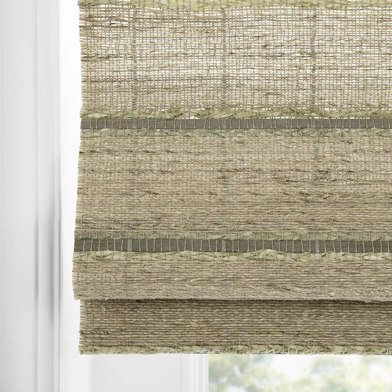 Rae Natural Ramie Jute Woven Wood Shades - Series W