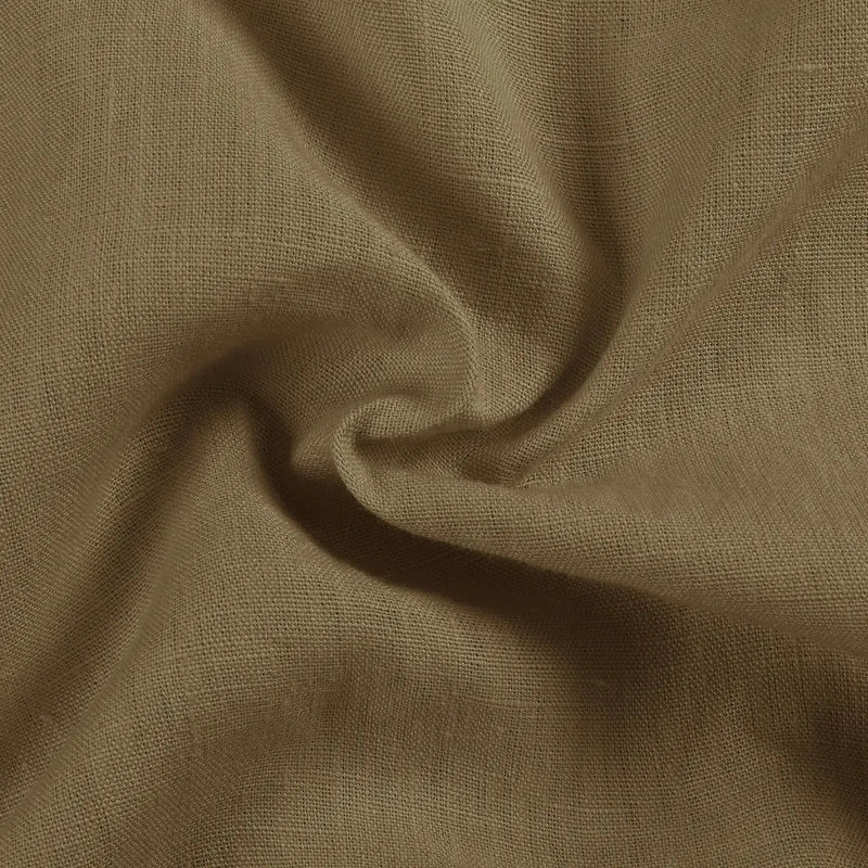 Patti Premium 100% Belgian Flax Linen Curtain Pleated- -TWOPAGES