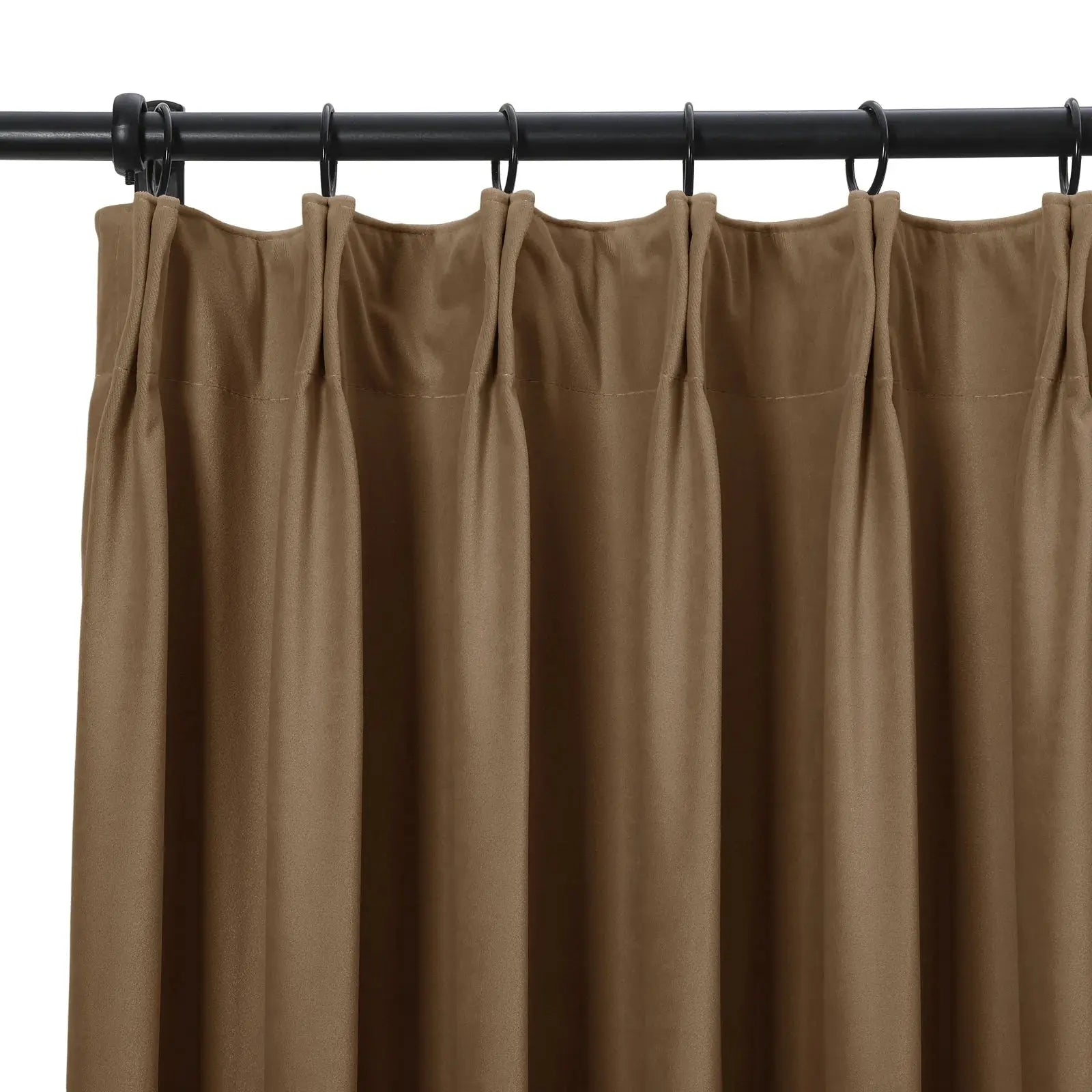 Tavis Premium Velvet Curtain Pleated-?-TWOPAGES