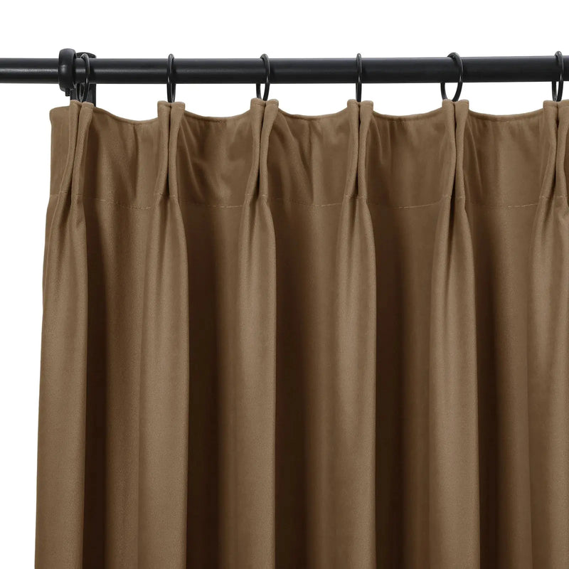 Tavis Premium Velvet Curtain Pleated-?-TWOPAGES