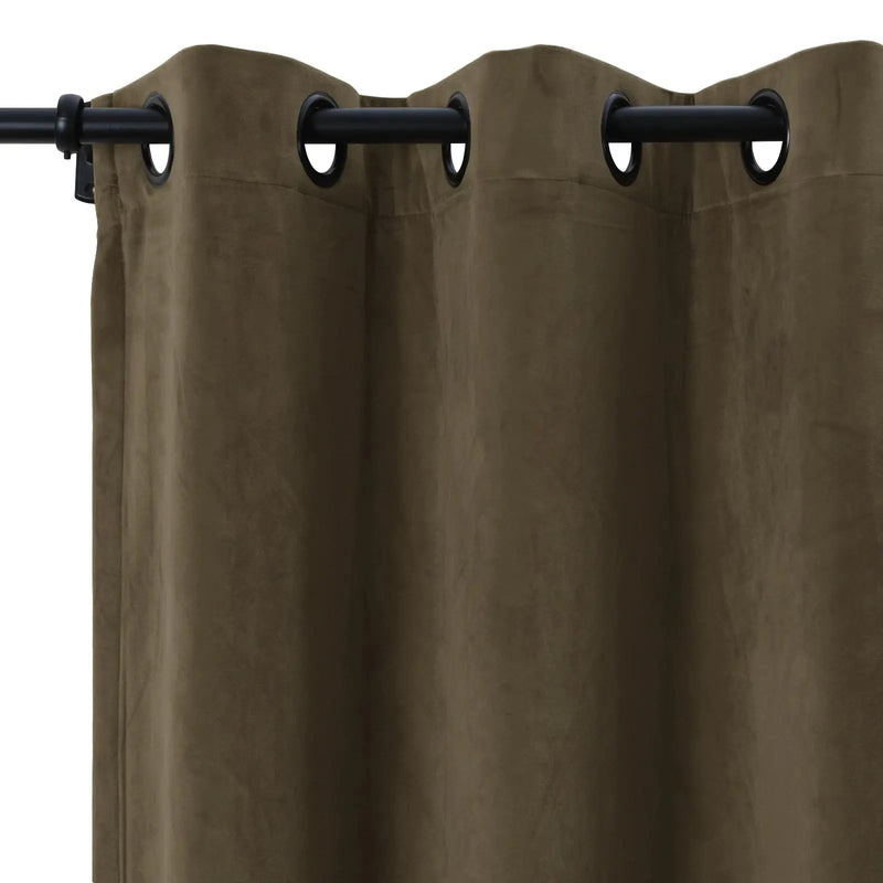 TWOPAGES Birkin Velvet Curtain Grommet- -TWOPAGES
