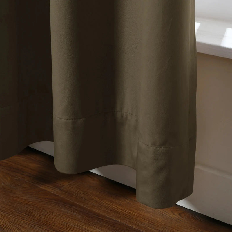 Birkin Velvet Curtain Pleated- -TWOPAGES