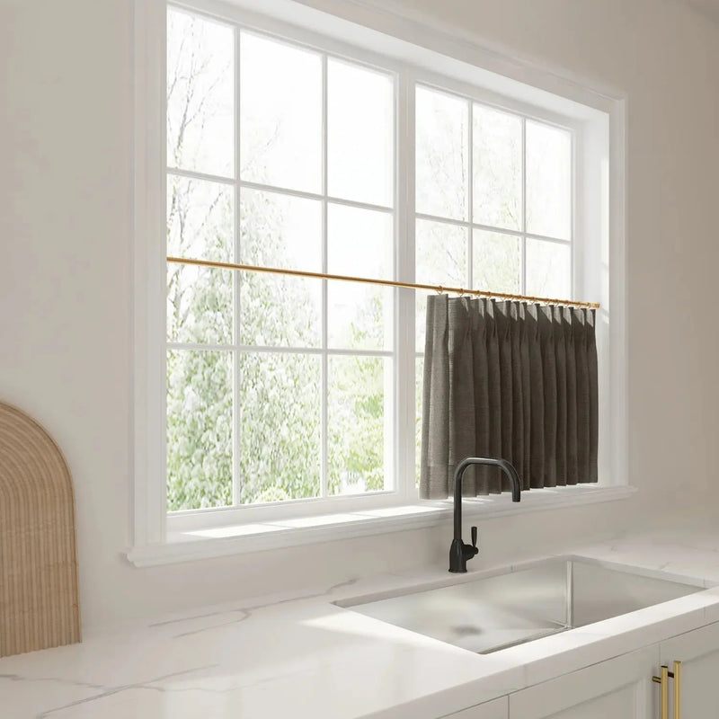 Liz Linen Pleated Cafe Curtains?-TWOPAGES