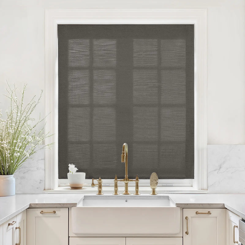 Liz Linen Relaxed Roman Blind Cord Lift