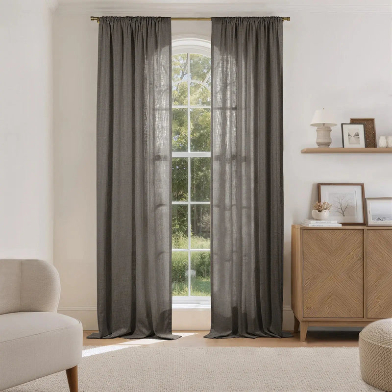Liz Linen Drape Soft Top- -TWOPAGES