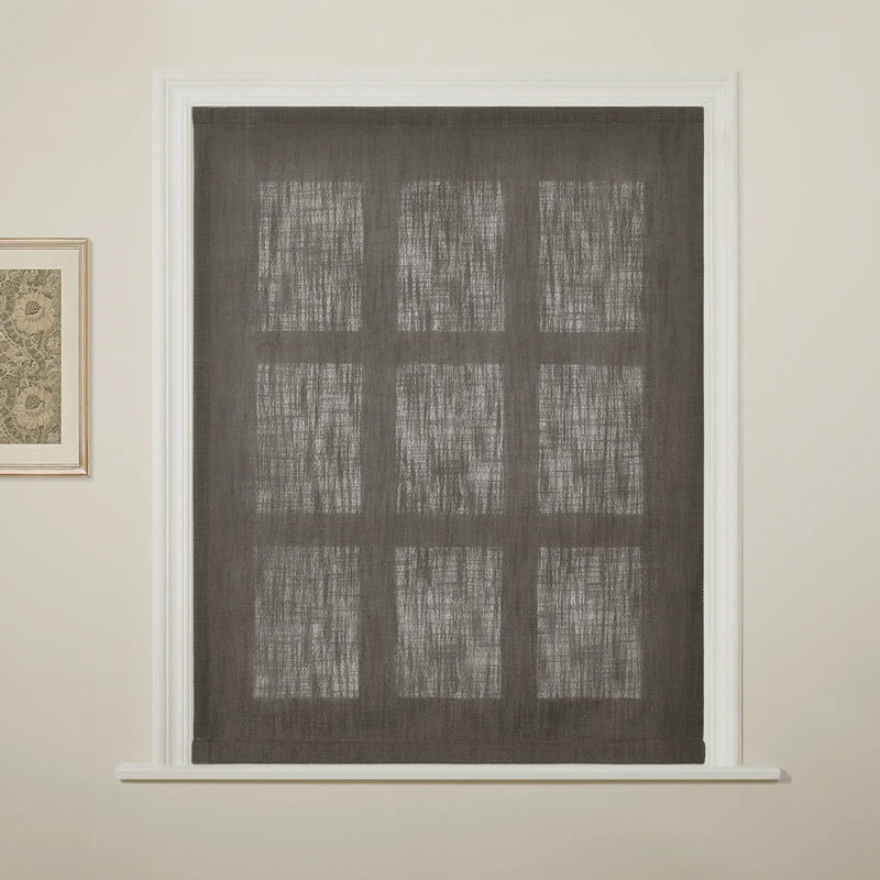 Liz Linen Flat Roman Blind Cord Lift