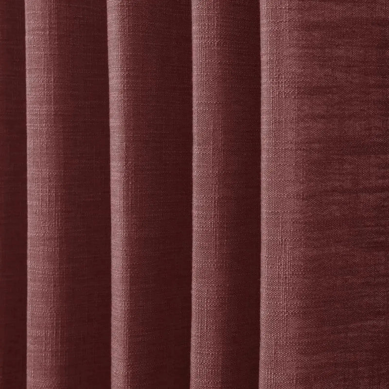 Liz Linen Pleated Cafe Curtains -TWOPAGES