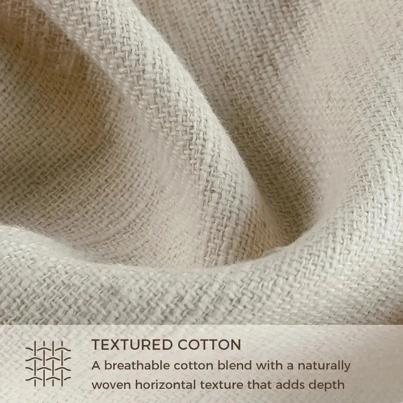 Cotton Blend Drapery Pleated | Cloe?-TWOPAGES