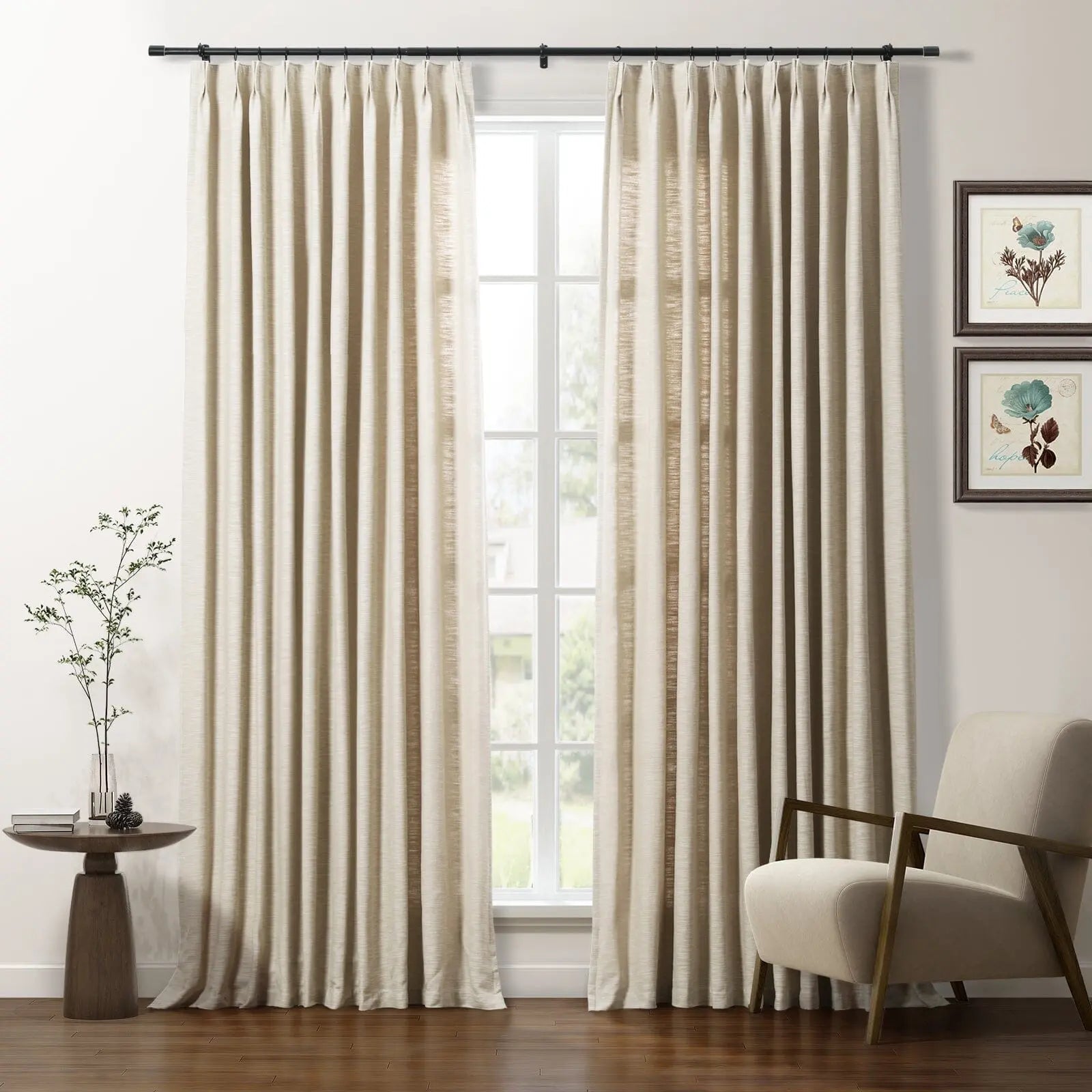 Cotton Blend Drapery Pleated | Cloe TWOPAGES