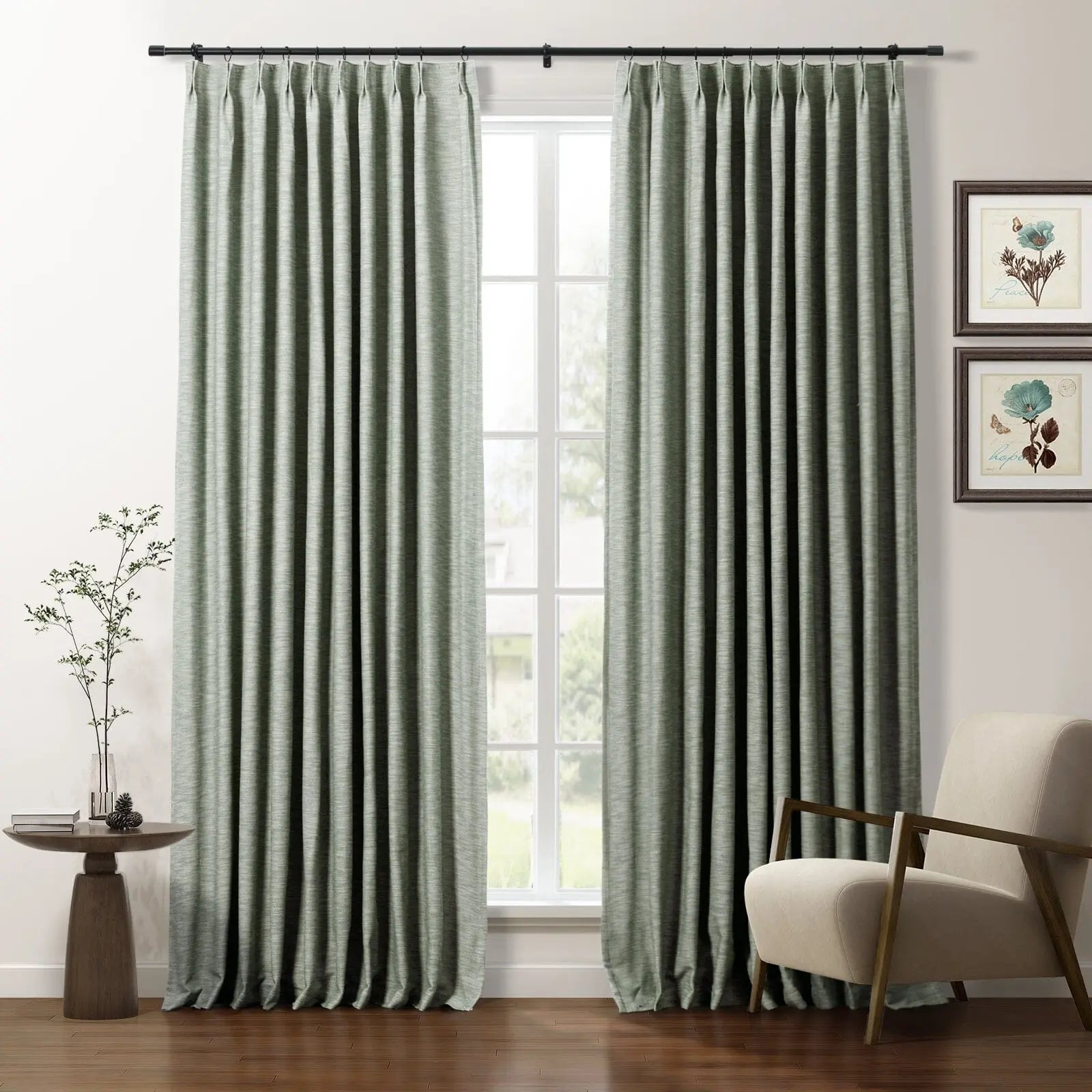 Cotton Blend Drapery Pleated | Cloe TWOPAGES