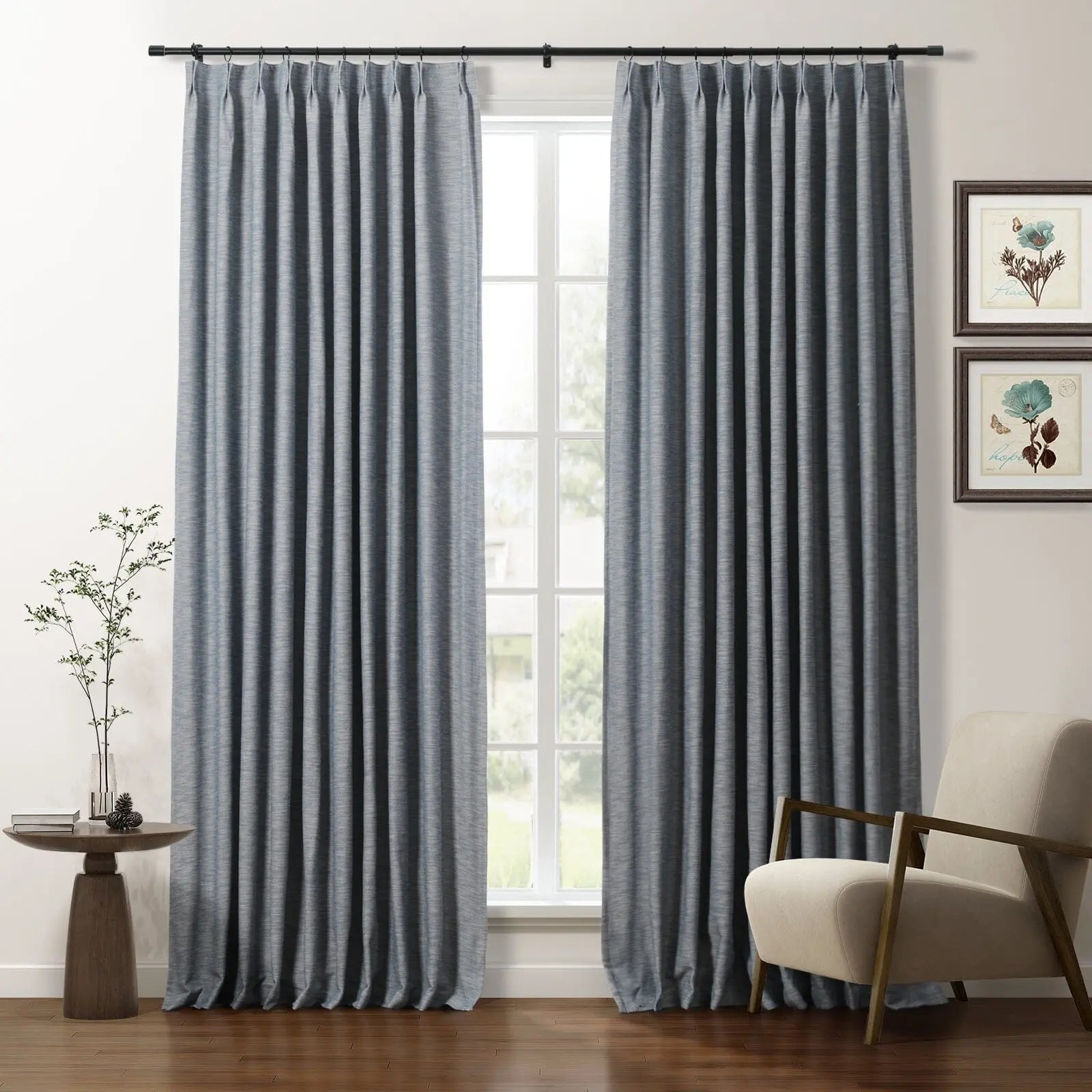 Cotton Blend Drapery Pleated | Cloe TWOPAGES