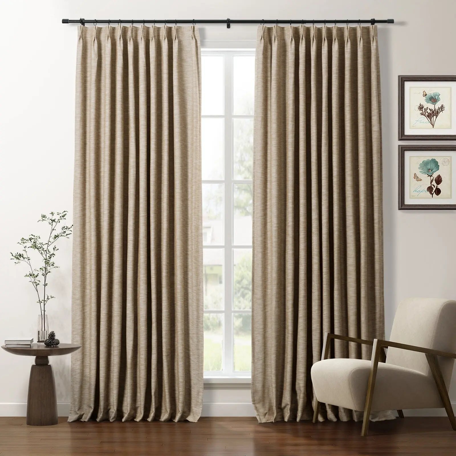 Cotton Blend Drapery Pleated | Cloe TWOPAGES