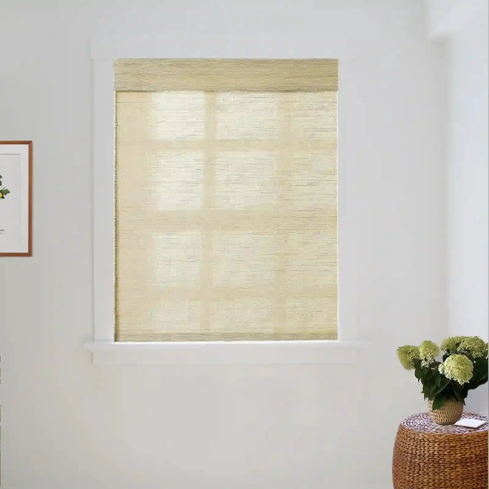 Natural Ramie Bamboo Woven Blind - Coconut?-TWOPAGES CURTAINS