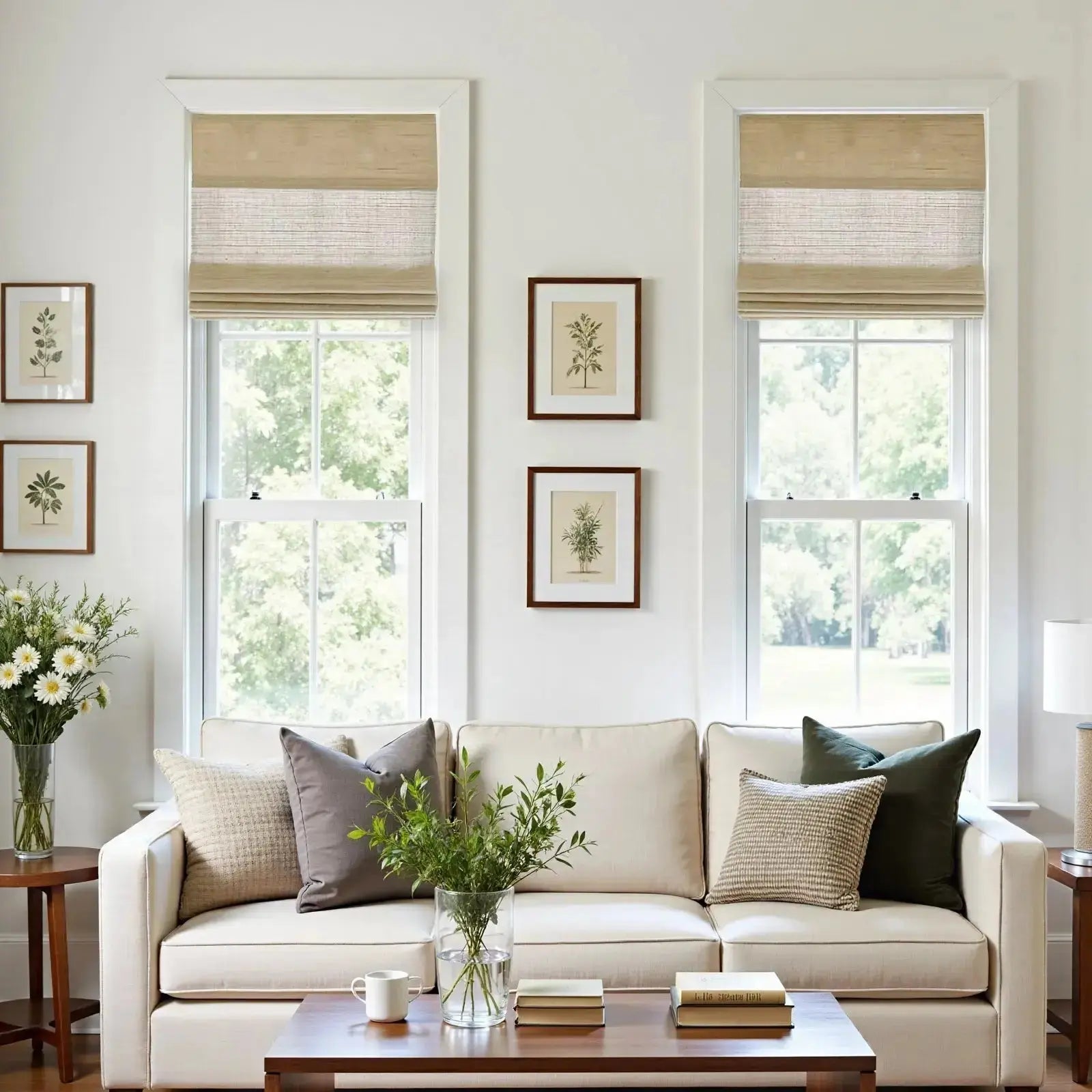 Natural Ramie Bamboo Woven Blind - Coconut?-TWOPAGES CURTAINS