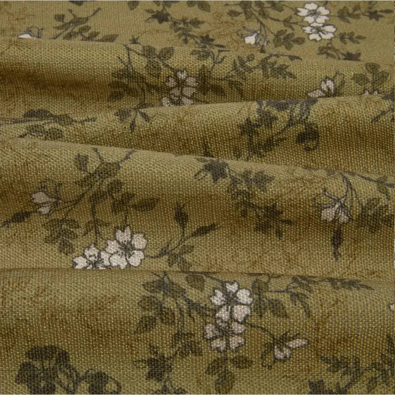 Sara Le Print Linen Pleated Cafe Curtains?-TWOPAGES
