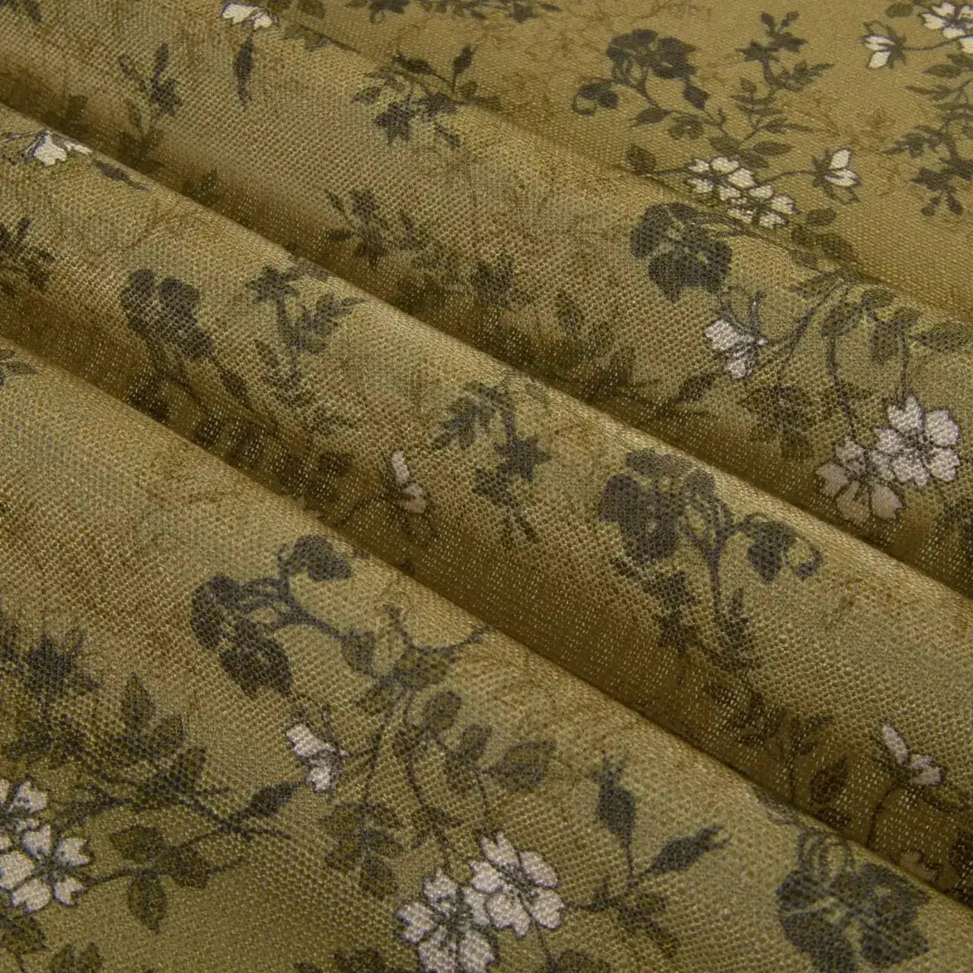 Sara Le Print Linen Pleated Cafe Curtains?-TWOPAGES